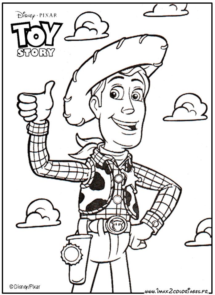 coloriage sur ordinateur toy story