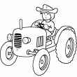 coloriage tracteur tom a imprimer