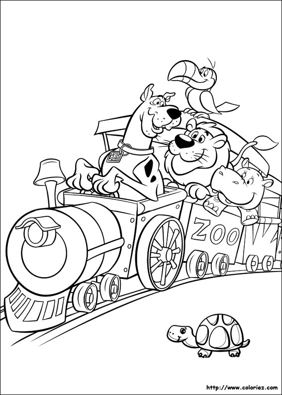 coloriage train a vapeur