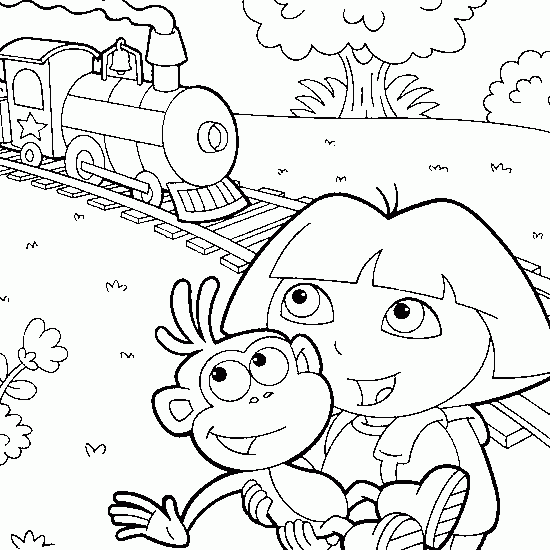 coloriage train a vapeur