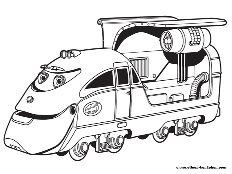 coloriage train thomas