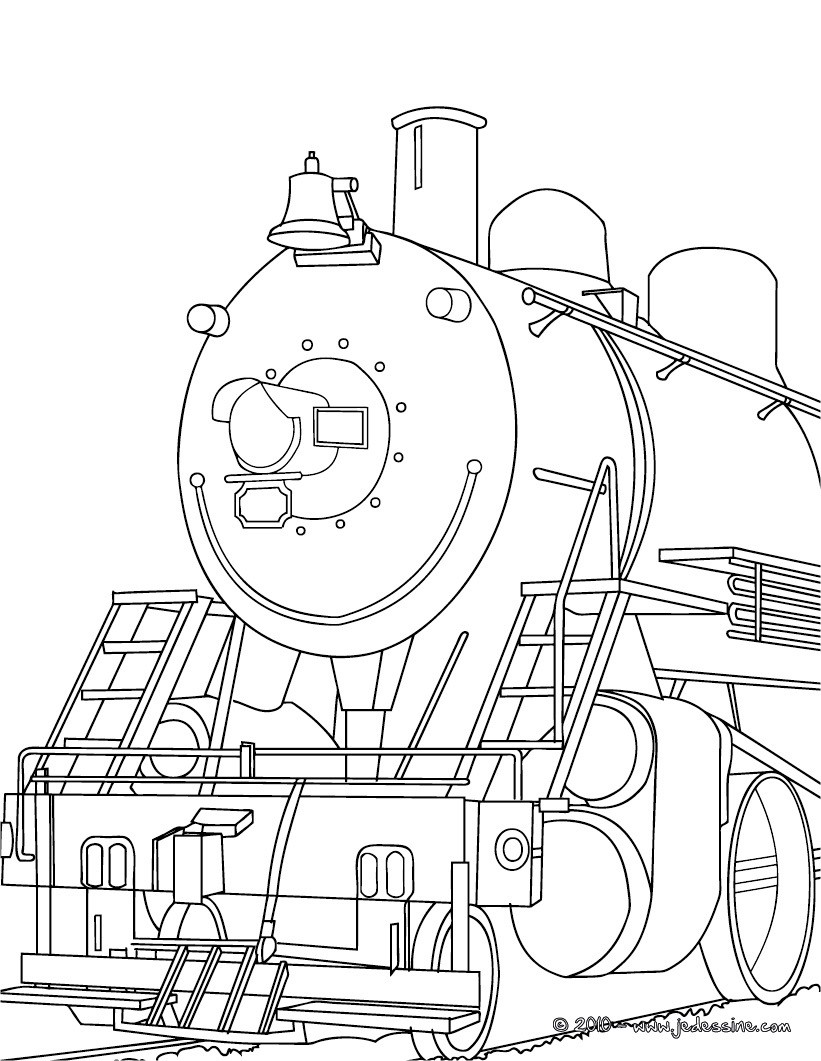 coloriage train thomas