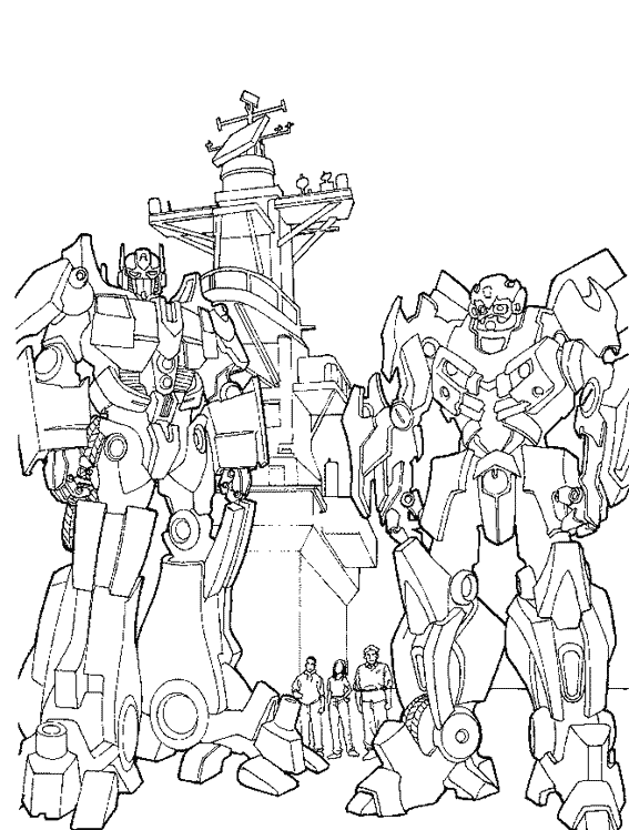 coloriage transformers 3