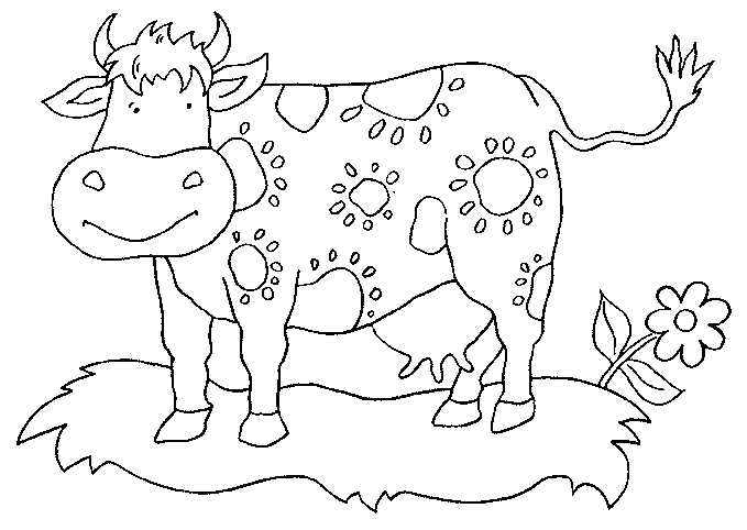 coloriage vache en ligne