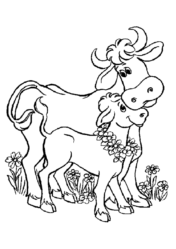 coloriage vache qui rit