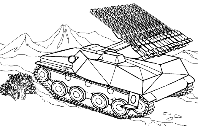 coloriage vehicule blinde