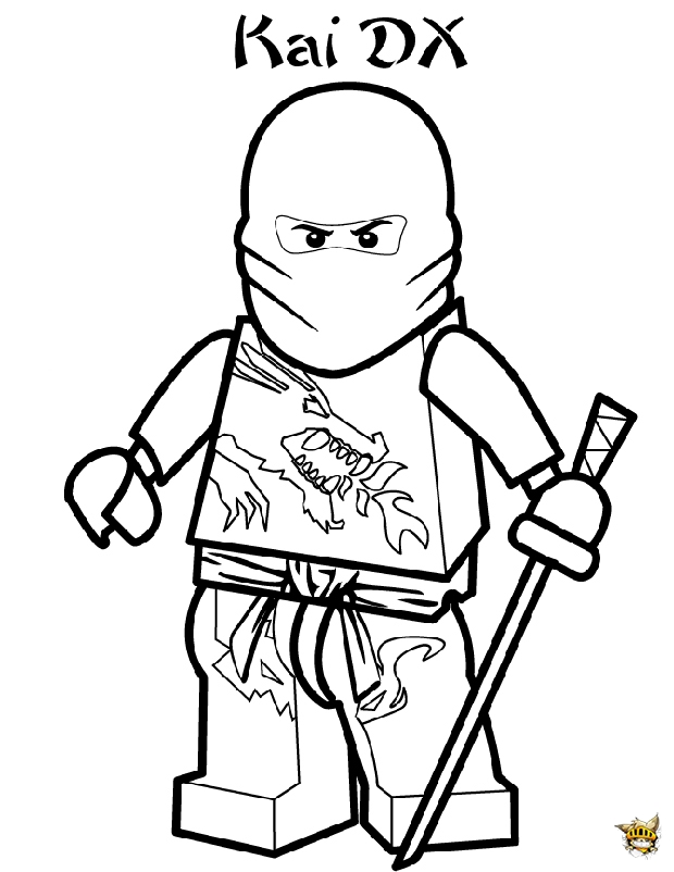 coloriage vehicule ninjago