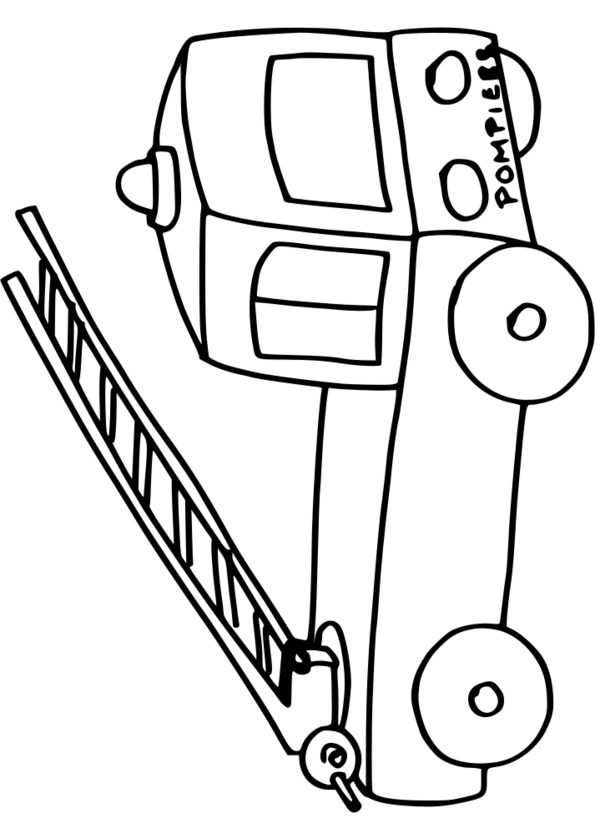 dessin à colorier à imprimer vehicule militaire