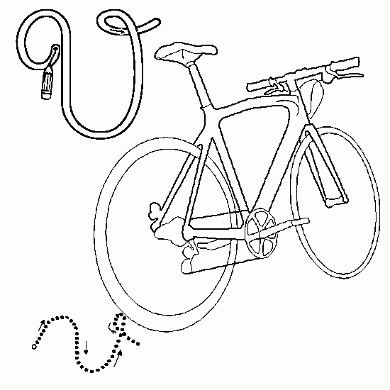 coloriage velo de course a imprimer