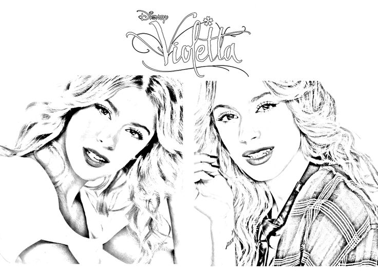 coloriage violetta disney