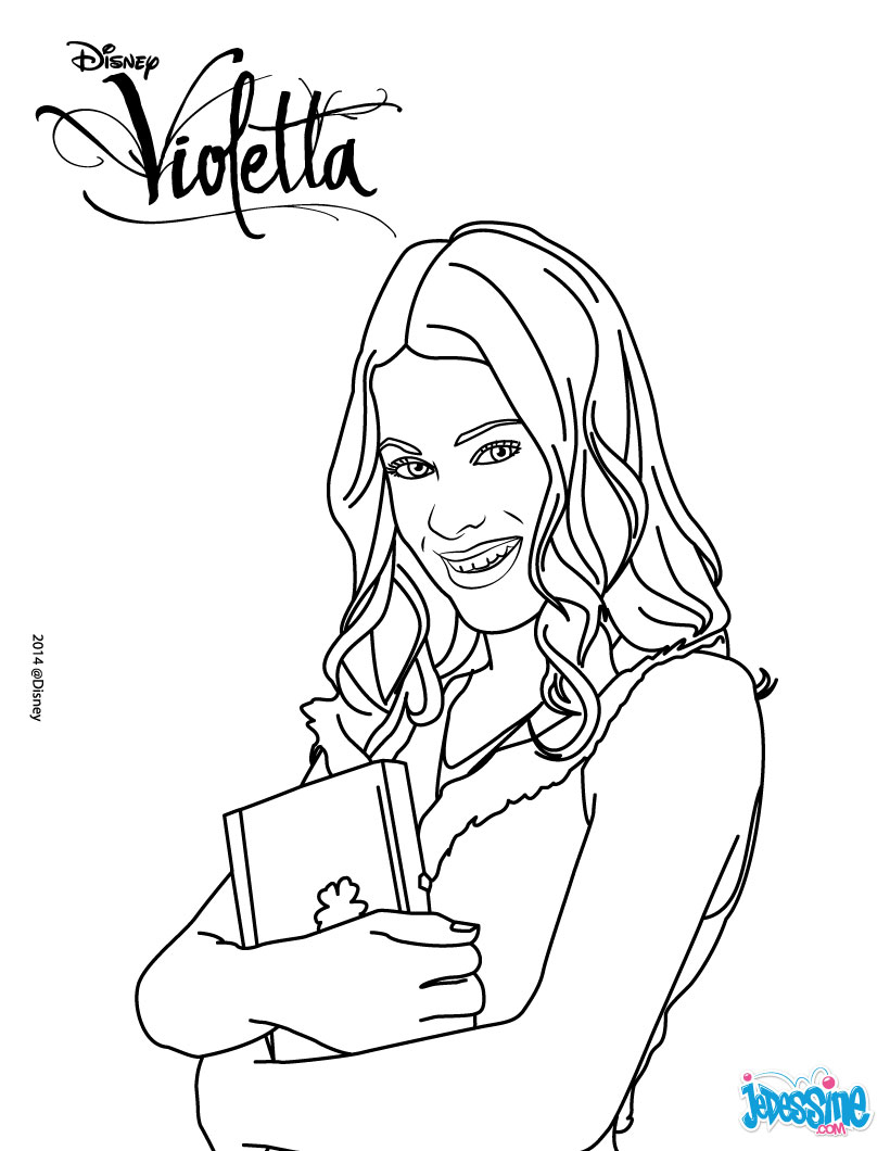 coloriage violetta en ligne