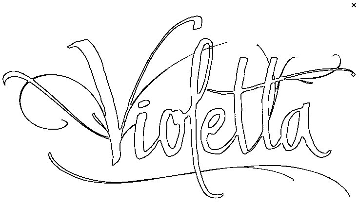 coloriage violetta gratuit en ligne