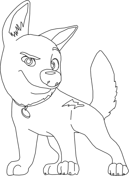 coloriage volt chien