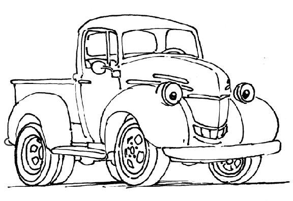 dessin à colorier vehicule militaire a imprimer gratuit