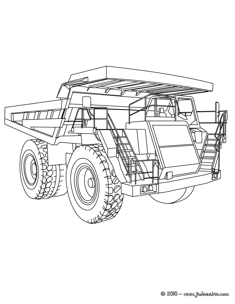 coloriage vehicule a imprimer