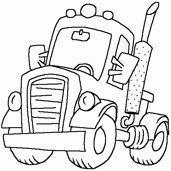 coloriage à dessiner vehicule de chantier a imprimer