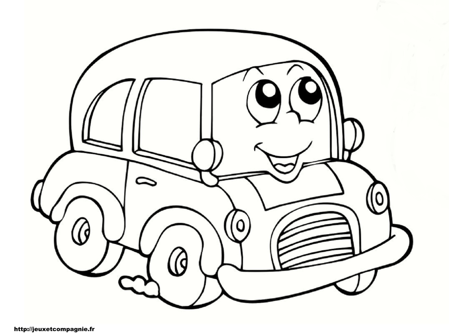 dessin à colorier vehicule a imprimer