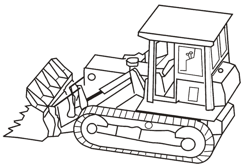 coloriage a imprimer vehicule de chantier