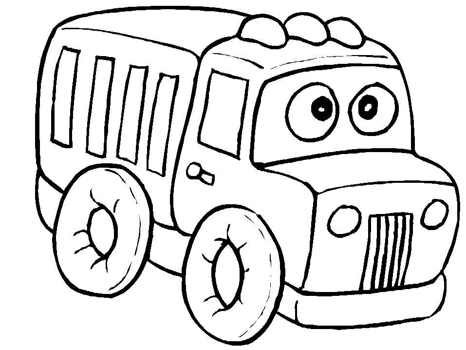 coloriage à dessiner de vehicule militaire a imprimer