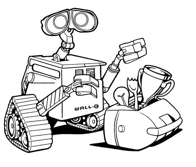 coloriage walle