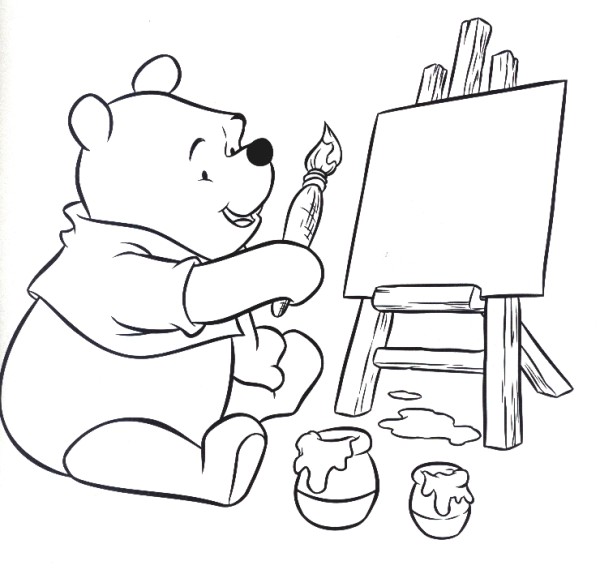 coloriage winnie lourson en ligne gratuit