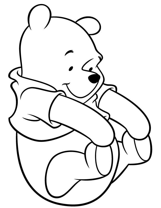 dessin a colorier de winnie l ourson a imprimer