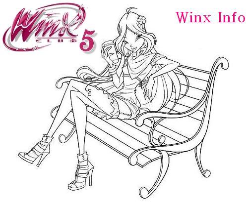 coloriage winx club harmonix