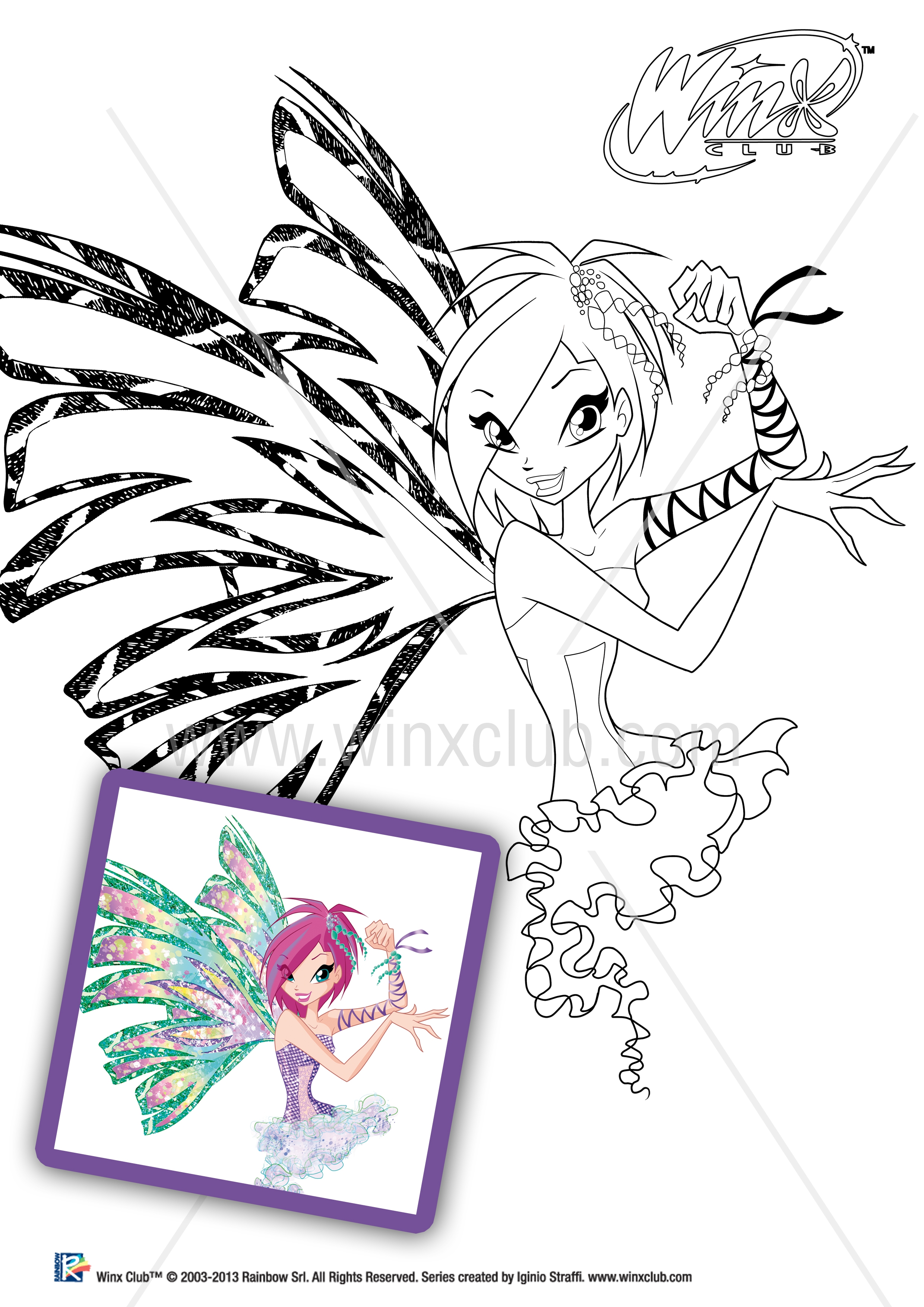 Dessins   imprimer Winx Club Sirenix   colorier Voir le dessin