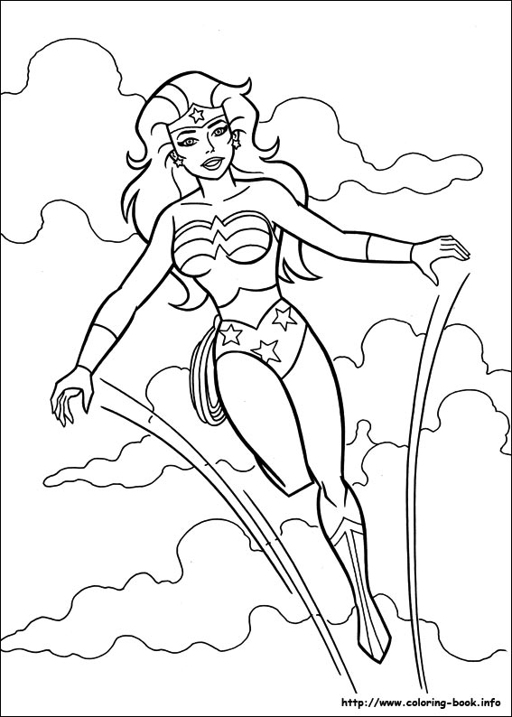 coloriage wonder woman