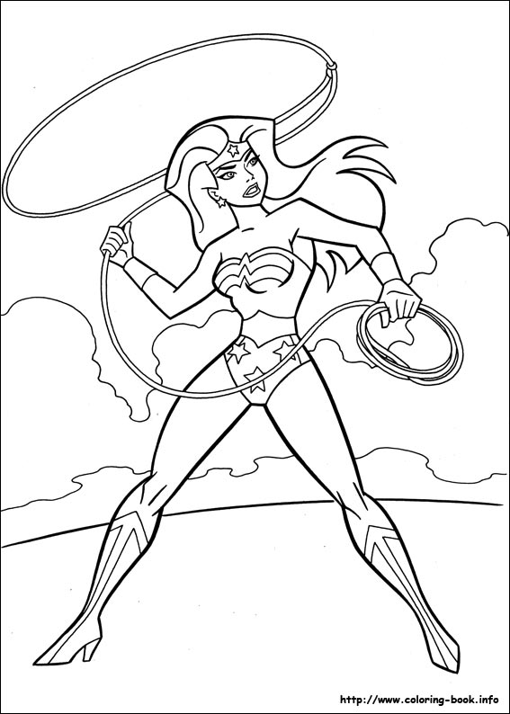 coloriage wonder woman