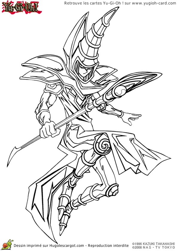 coloriage yu gi oh utopie